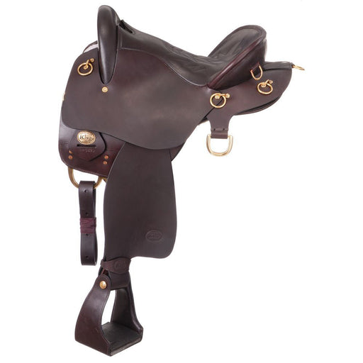 King Series Trekker Endurance Saddle w/out Horn Color Brown