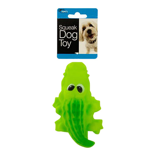 Crocodile Squeak Dog Toy, 5 Assorted Color Assorted