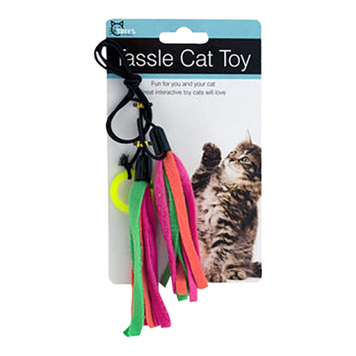 Hanging Tassel Cat Toy Color Assorted