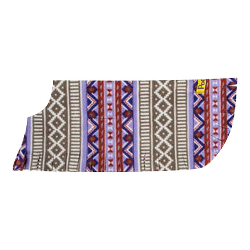 Plaid Dog Poncho Color Purple