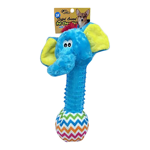 10 Stuffed Elephant head Sensory Toy Color Blue