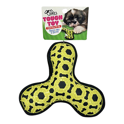 9 3-Leg Puller Squeaking Fetch Toy Color Yellow