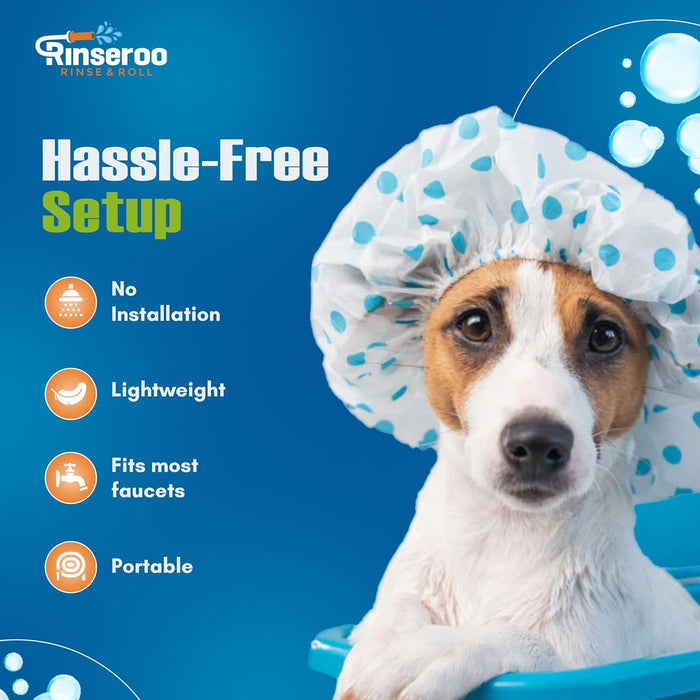 Rinseroo Slip-On Tub Hose with Sprayhead