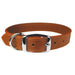 Luxe Leather Dog Collars, 10'-14' - Tobacco 12 in 