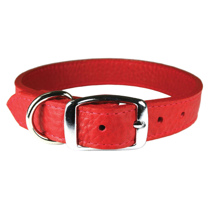 Luxe Leather Dog Collars, 22'-26' - Ruby 22 in 