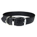 Luxe Leather Dog Collars, 22'-26' - Black 22 in 