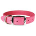 Luxe Leather Dog Collars, 22'-26' - Flamingo 22 in 