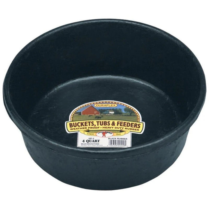 Rubber Feed Pan Color Black