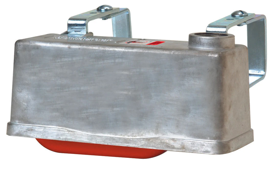 Metal Trough-O-Matic with Expansion Brackets Color Silver