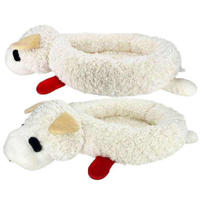 Lamb Chop Bed, 27" Cuddly Dog Bed