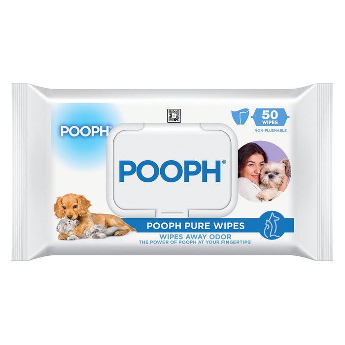 Pooph Pet Wipes Pack, 50 ct