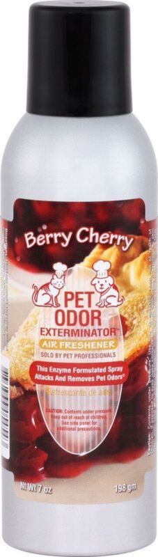 Pet Odor Exterminator Spray, Berry Cherry, 7 oz Size 7oz