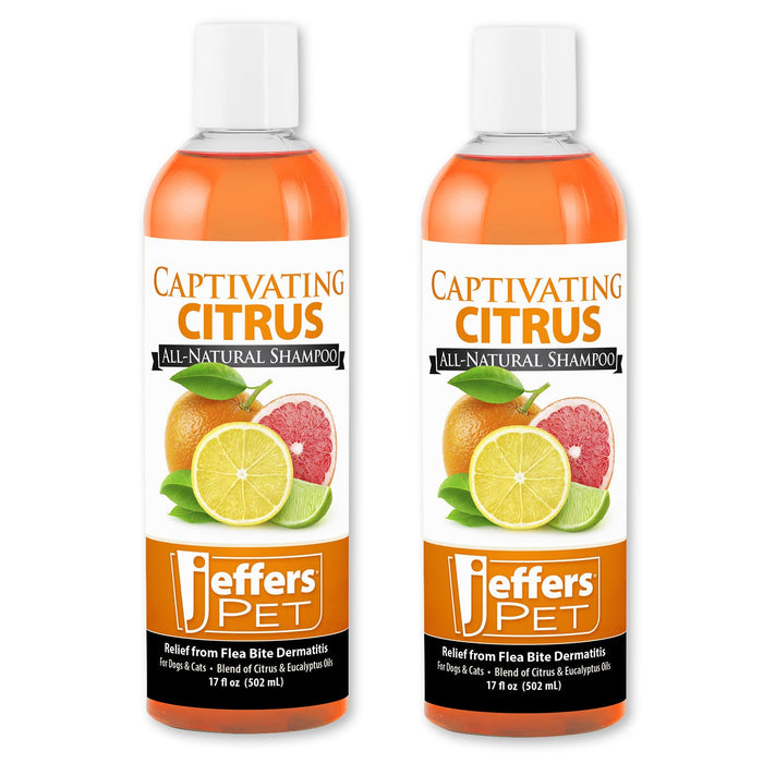 Jeffers Captivating Citrus Shampoo for Dogs and Cats