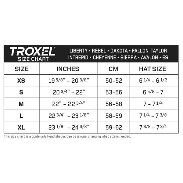 Troxel ES Helmet - Black XSmall 