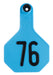 Y-Tex Numbered Cattle Ear Tag ID, Medium - Blue 101-125 