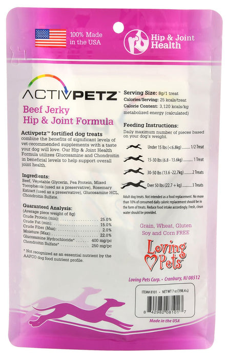 ActivPetz Hip & Joint Jerky Treats, Beef - Jeffers - Animal Health & Wellness > Joint Health