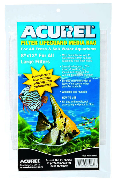 Acurel Carbon Filter Lifeguard Media Bags w/ Drawstring - Jeffers - Fish Supplies > Fish Supplies