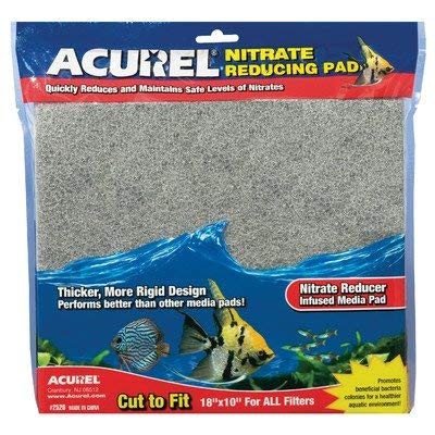 Acurel Nitrate Remover Infused Media Pad 10' x 18', Gray - Jeffers - Fish Supplies > Fish Supplies