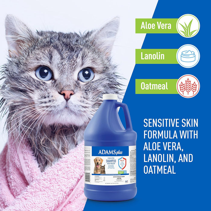 Adams Plus Flea & Tick Shampoo with Precor - Jeffers - Animal Health & Wellness > Flea & Tick Control