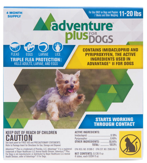 Adventure Plus for Dogs, 4 - Pack - Jeffers - Animal Health & Wellness > Flea & Tick Control