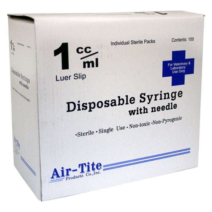 Air - Tite Syringes with Needles 1cc TB with 25g x 5/8' - Jeffers - Animal Health & Wellness > Medical Supplies