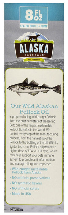 Alaska Naturals Wild Alaskan Pollock Oil for Dogs - Jeffers - Animal Health & Wellness > Skin & Coat Care