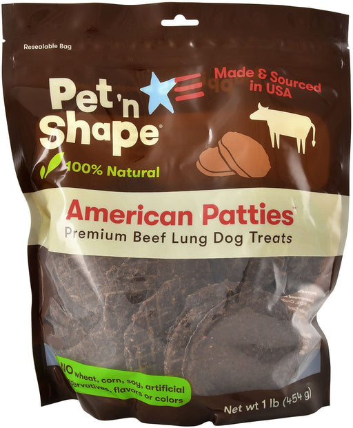 American Patties Premium Beef Lung Dog Treats - Jeffers - Dog Supplies > Dog Treats