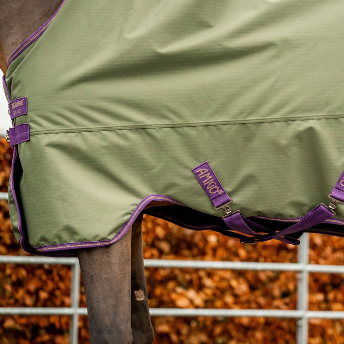 Amigo Hero Ripstop Turnout Sheet, Bramble/Winterberry - Jeffers - Horse Supplies > Horse Blankets & Sheets