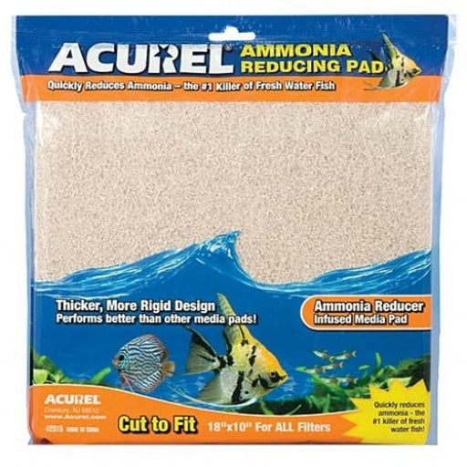 Ammonia Remover Infused Media Pad 10' x 18', Tan - Jeffers - Fish Supplies > Fish Supplies