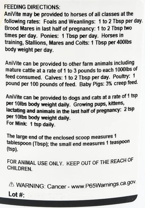 AniVite Conditioning Supplement - Jeffers - Animal Health & Wellness > Vitamins & Supplements