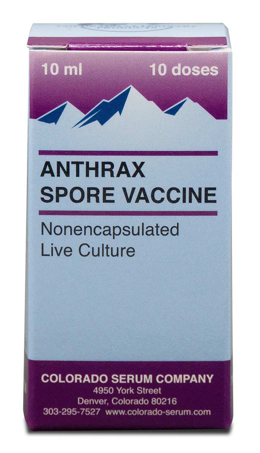 Anthrax Spore Vaccine - Jeffers - Animal Health & Wellness > Vaccines