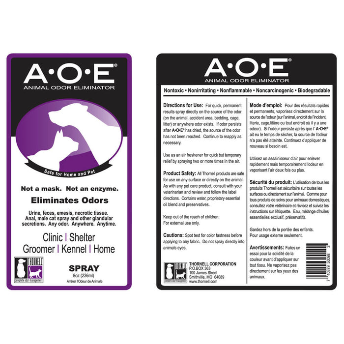 A.O.E. Animal Odor Eliminator - Jeffers - Animal & Pet Supplies > Pet Odor & Stain Removers