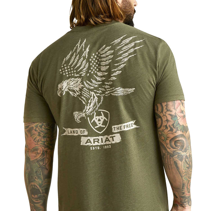 Ariat Men's Fighting Eagles Short Sleeve T-Shirt - Jeffers - Men > Men's Clothing