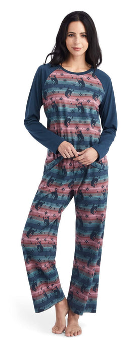 Ariat Women's Pajama Set, Bucking Serape - Jeffers - Women > Women's Clothing