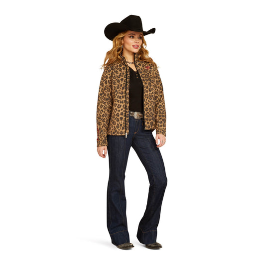 Ariat Women's Team Softshell Print Jacket, Lila Leopard - Jeffers - Farm & Ranch Supplies > Apparel & Accessories