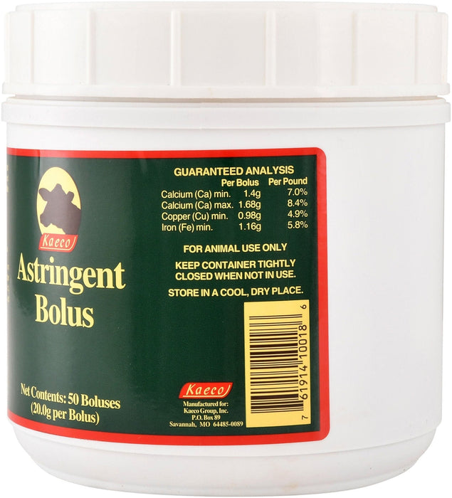 Astringent Bolus, 50 count - Jeffers - Animal Health & Wellness > Vitamins & Supplements