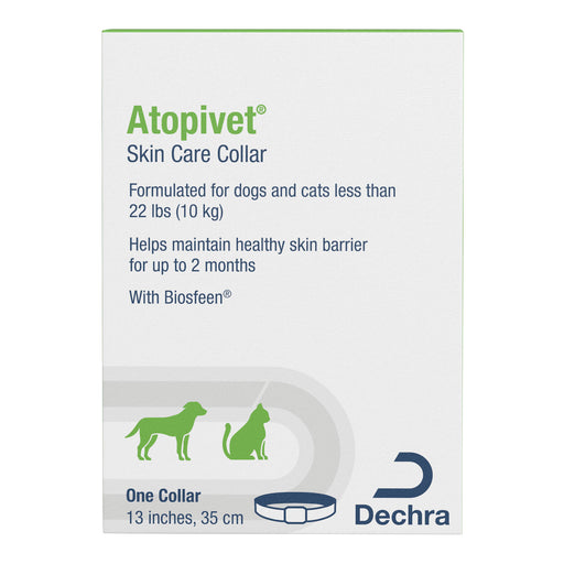 Atopivet Skin Care Collar, 13' Collar, Under 22lbs - Jeffers - Animal Health & Wellness > Skin & Coat Care