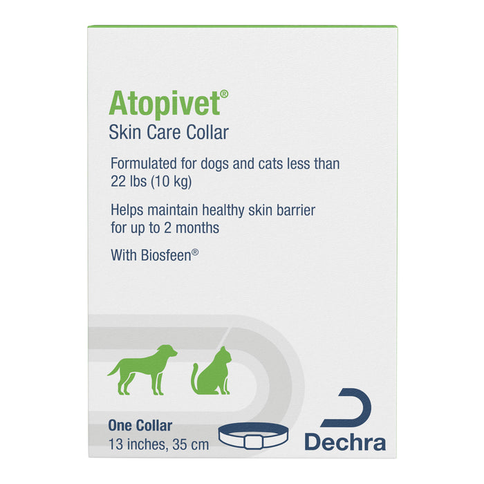 Atopivet Skin Care Collar, 13' Collar, Under 22lbs - Jeffers - Animal Health & Wellness > Skin & Coat Care