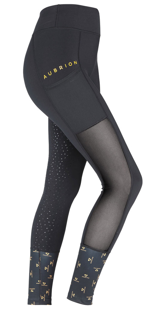 Aubrion Elstree Mesh Riding Tights - Jeffers - Women > Women's Riding & Equestrian Clothes