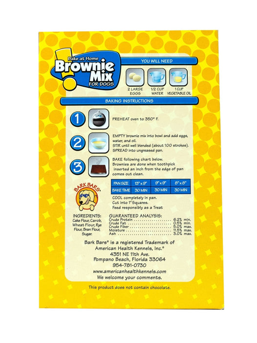 Bake At Home, Brownie Mix - Jeffers - Dog Supplies > Dog Treats > Biscuits & Baked Treats