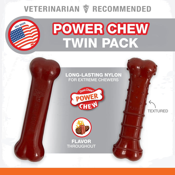 Basted Blast Dual Flavored Power Chew, Bacon Basted Steak - Jeffers - Dog Supplies > Dog Toys