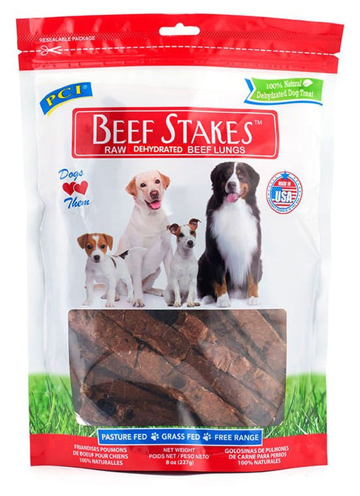 Beef Stakes, 8 oz - Jeffers - Dog Supplies > Dog Treats