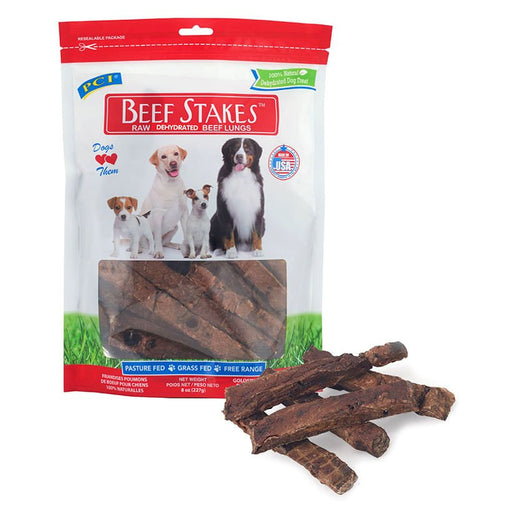 Beef Stakes, 8 oz - Jeffers - Dog Supplies > Dog Treats