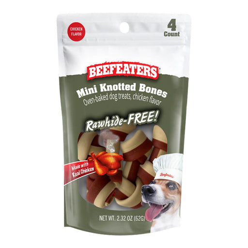 Beefeaters Mini Knotted Bones, Rawhide Free - Jeffers - Dog Supplies > Dog Treats