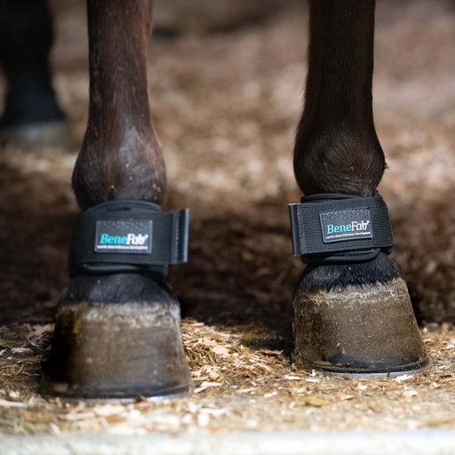 BeneFab Therapeutic Pastern Wraps, One Size, Black - Jeffers - Horse Supplies > Horse Boots & Leg Wraps