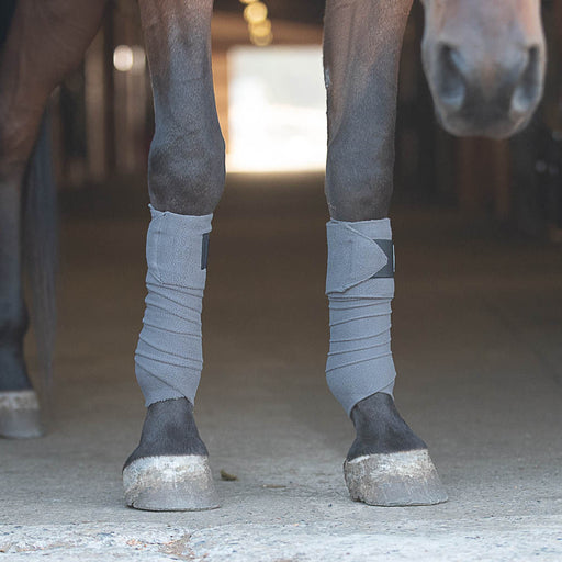 BeneFab Therapeutic Polo Wraps, Gray, 4 pack - Jeffers - Horse Supplies > Horse Boots & Leg Wraps