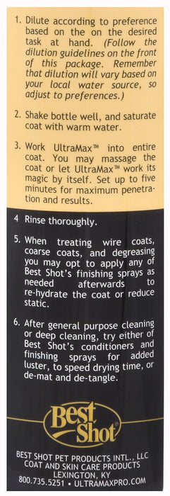 Best Shot UltraMAX Pro '4 - in - 1' Shampoo - Jeffers - Animal & Pet Supplies > Pet Grooming > Pet Shampoo & Conditioner