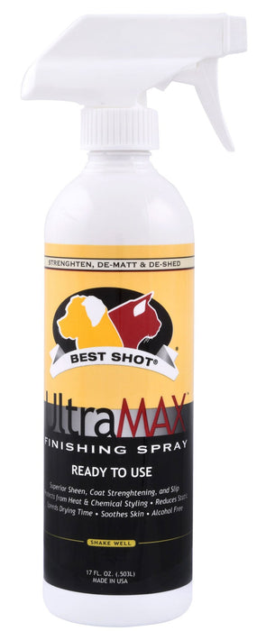 Best Shot UltraMAX Pro Finishing Spray - Jeffers - Animal & Pet Supplies > Pet Grooming > Pet Shampoo & Conditioner