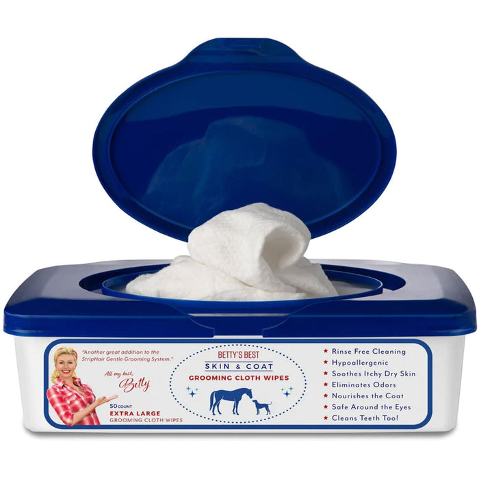 Betty's Best Skin & Coat Cloth Wipes - Jeffers - Horse Supplies > Horse Grooming