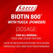 Biotin 800 Powder with Yucca - Jeffers - Animal Health & Wellness > Vitamins & Supplements